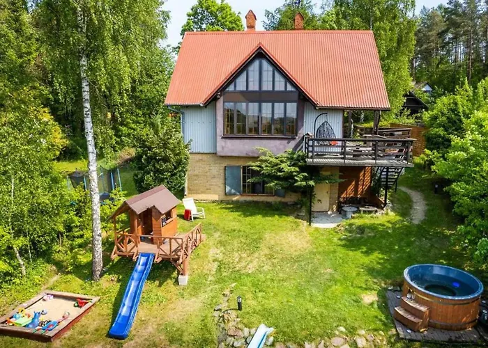 ヴィラ Kuleszowka Na Kaszubach Z Balia Ogrodowa *